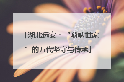 湖北远安：“唢呐世家”的五代坚守与传承