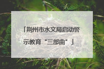 荆州市水文局启动警示教育“三部曲”