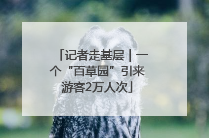 记者走基层｜一个“百草园”引来游客2万人次