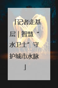 记者走基层｜智慧“水卫士”守护城市水脉