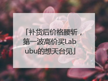 补货后价格腰斩，第一波高价买Labubu的想天台见