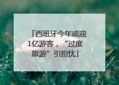 西班牙今年或迎1亿游客，“过度旅游”引担忧