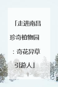 走进南昌珍奇植物园：奇花异草引游人