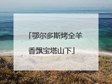 鄂尔多斯烤全羊香飘宝塔山下