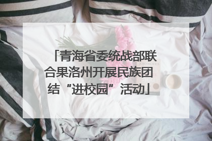 青海省委统战部联合果洛州开展民族团结“进校园”活动