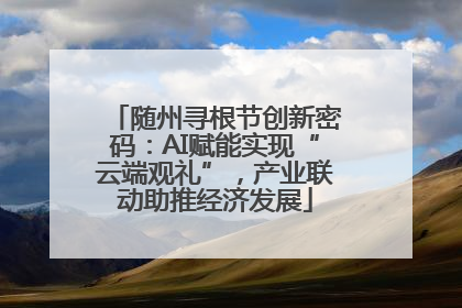 随州寻根节创新密码：AI赋能实现“云端观礼”，产业联动助推经济发展