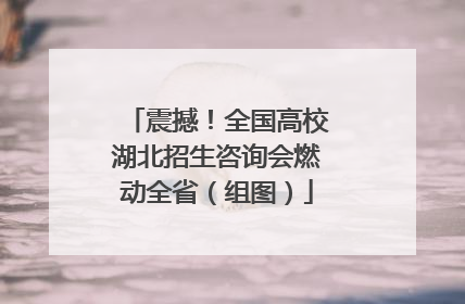 震撼！全国高校湖北招生咨询会燃动全省（组图）