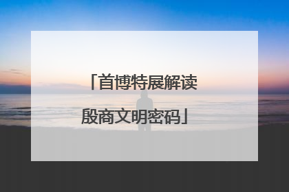 首博特展解读殷商文明密码