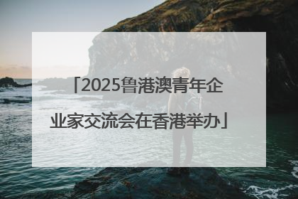 2025鲁港澳青年企业家交流会在香港举办