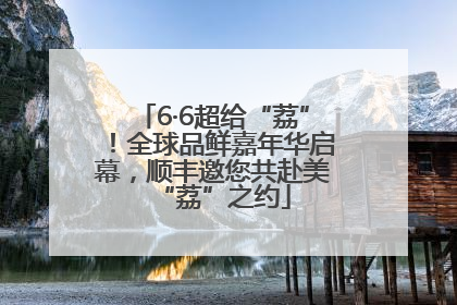 6·6超给“荔”！全球品鲜嘉年华启幕，顺丰邀您共赴美“荔”之约