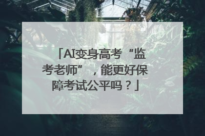 AI变身高考“监考老师”，能更好保障考试公平吗？