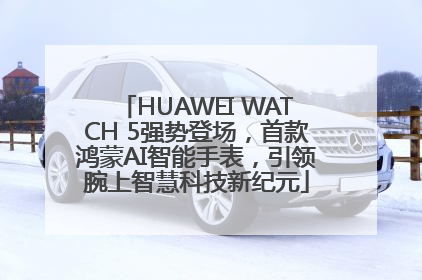 HUAWEI WATCH 5强势登场，首款鸿蒙AI智能手表，引领腕上智慧科技新纪元